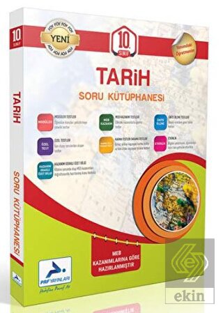 10. Sınıf Tarih Soru Kütüphanesi