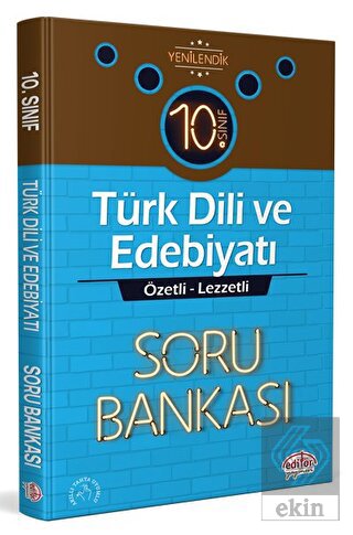 10. Sınıf Türk Dili ve Edebiyatı Özetli Lezzetli S