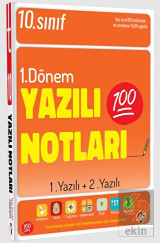 10. Sınıf Yazılı Notları 1. Dönem 1 Ve 2. Yazılı T
