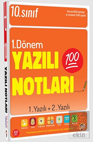 10. Sınıf Yazılı Notları 1. Dönem 1 Ve 2. Yazılı T