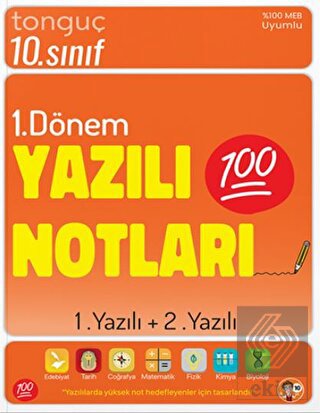 10. Sınıf Yazılı Notları 1. Dönem 1 ve 2. Yazılı