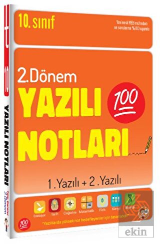 10. Sınıf Yazılı Notları 2. Dönem 1 ve 2. Yazılı Notları