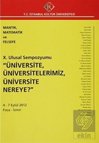 10. Ulusal Sempozyumu "Üniversite, Üniversitelerim