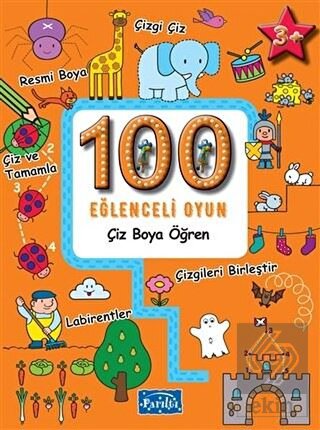 100 Eğlenceli Oyun - Çiz Boya Öğren