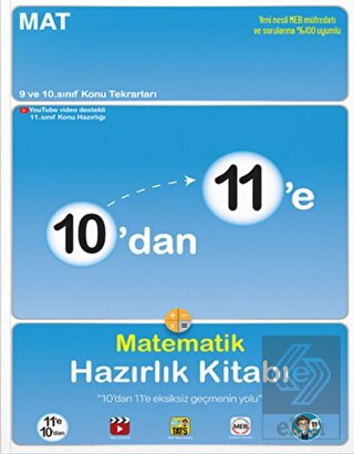 10'dan 11'e Matematik Hazırlık Kitabı Tonguç Akade