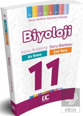 11. Sınıf Biyoloji Konu Anlatımlı Soru Bankası Az