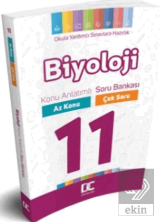 11. Sınıf Biyoloji Konu Anlatımlı Soru Bankası Az