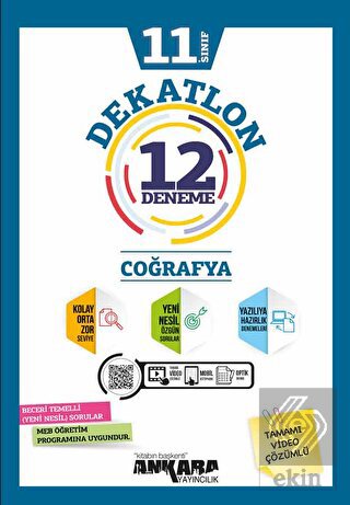 11. Sınıf Coğrafya Dekatlon 12 Deneme