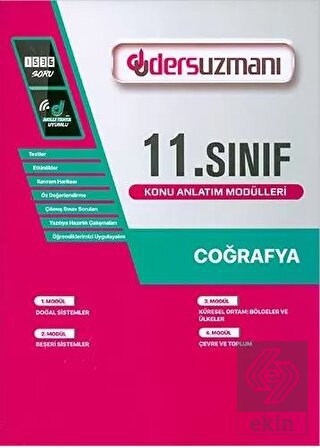 11. Sınıf Coğrafya Ders Fasikülleri (4 Sayı)