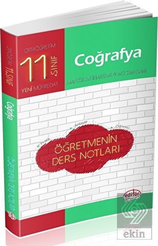 11. Sınıf Coğrafya Öğretmenin Ders Notları