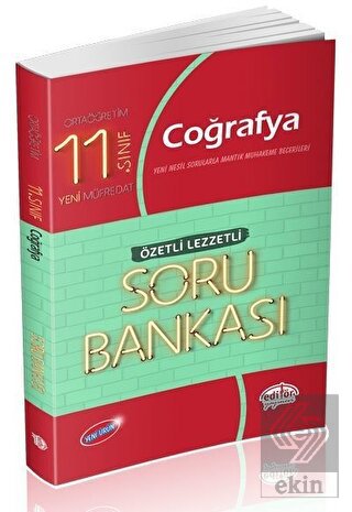 11. Sınıf Coğrafya Özetli Lezzetli Soru Bankası