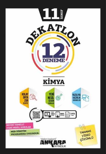 11. Sınıf Kimya Dekatlon 12 Denemeleri