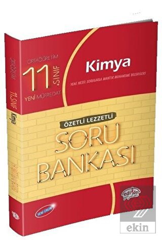 11. Sınıf Kimya Özetli Lezzetli Soru Bankası