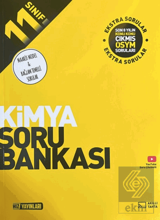 11. Sınıf Kimya Soru Bankası Kolektif Hız Yayınları Satın Al - ekinkit