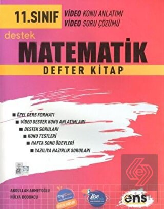11. Sınıf Matematik Destek Defter Kitap