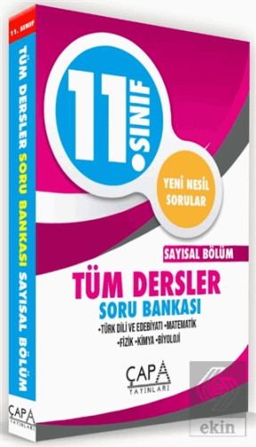 11.Sınıf Sayısal Tüm Dersler Soru Bankası
