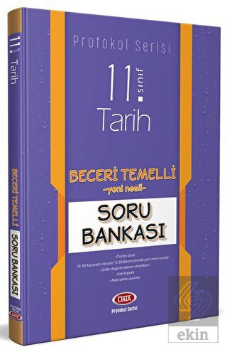 11. Sınıf Tarih Beceri Temelli Soru Bankası Data Y