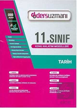 11. Sınıf Tarih Ders Fasikülleri (6 Sayı)