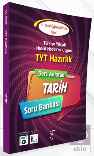 11. Sınıf TYT Hazırlık Ders Anlatan Tarih Soru Bankası