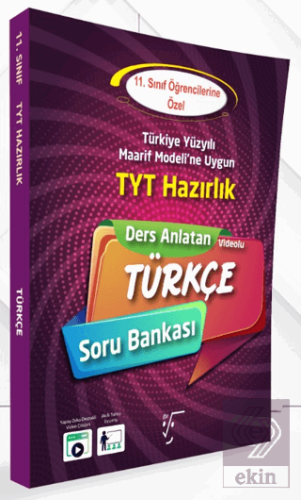 11. Sınıf TYT Hazırlık Ders Anlatan Türkçe Soru Bankası
