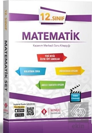12. Sınıf Matematik Kazanım Merkezli Soru Kitapçığ