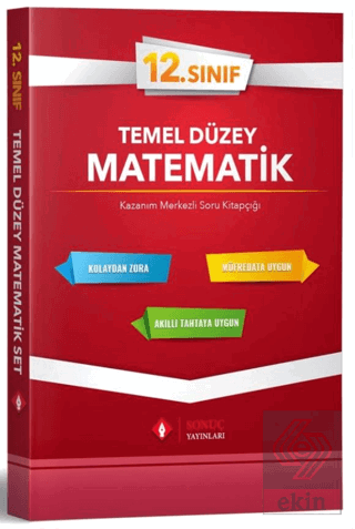 12. Sınıf Matematik Temel Düzey Tek Kitap