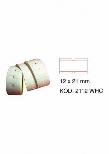 12x21 MOTEX ÇİZGİLİ BEYAZ ETİKET beyaz