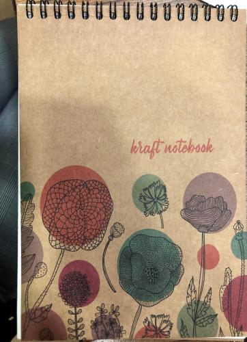 14X20 KRAFT SPİRALLİ DEFTER 50YP KİTAP KAĞIDI KRL