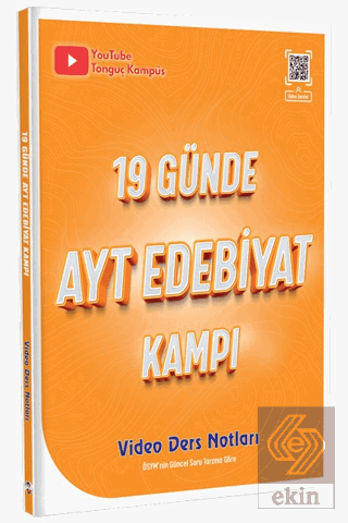 19 Günde AYT Edebiyat Kampı Tonguç Akademi