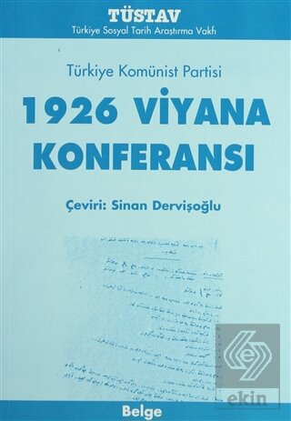 1926 Viyana Konferansı Türkiye Komünist Partisi