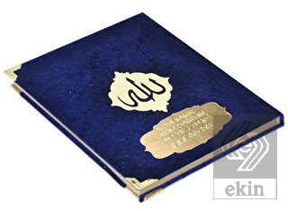 196K Kadife Ciltli Üçlü Yasin Dikişli - Çanta Boy