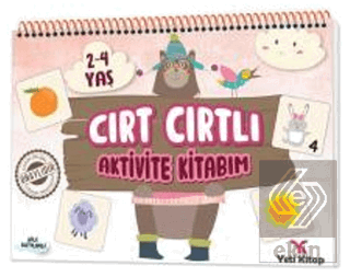 2-4 Yaş Cırt Cırtlı Aktivite Kitabım