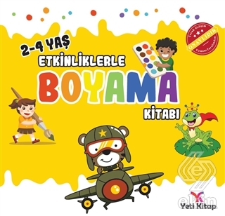 2-4 Yaş Etkinliklerle Boyama Kitabı 2