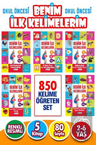 2-6 Yaş Benim İlk Kelimelerim Seti Etkinlikleri Se