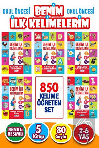 2-6 Yaş Benim İlk Kelimelerim Seti Etkinlikleri Se