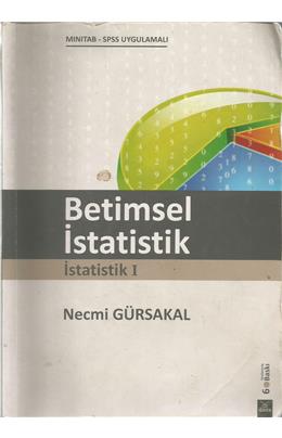 2. EL ÜRÜNDÜR!!!!! Betimsel İstatistik Necmi Gürsakal