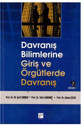 2. EL ÜRÜNDÜR!!!!! Davranış Bilimlerine Giriş Ve Örgütlerde Davranış