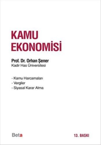 2. EL ÜRÜNDÜR!!!!! Kamu Ekonomisi