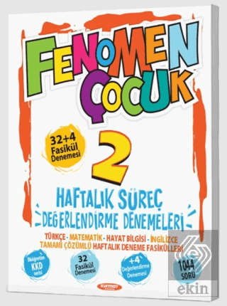 2. Sınıf 2 Haftalık Süreç Değerlendirme Denemeleri (32+4 Fasikül)