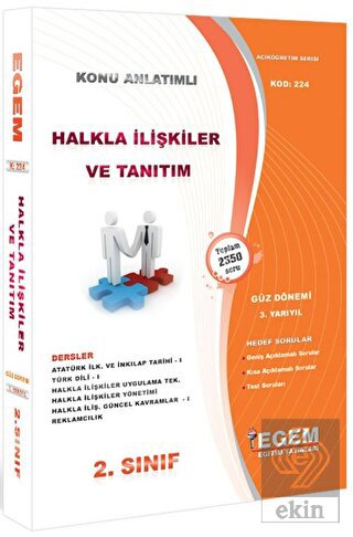 2. Sınıf 3. Yarıyıl Halkla İlişkiler ve Tanıtım Ko