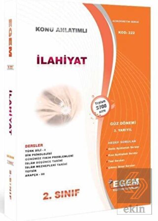 2. Sınıf 3. Yarıyıl İlahiyat Konu Anlatımlı Soru B