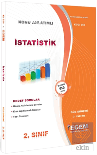 2. Sınıf 3. Yarıyıl İstatistik Konu Anlatımlı Soru