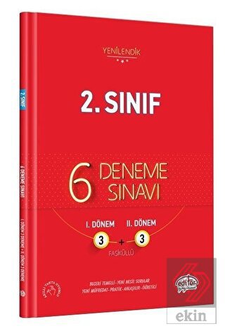 2. Sınıf 6 Fasiküllü 3+3 Deneme