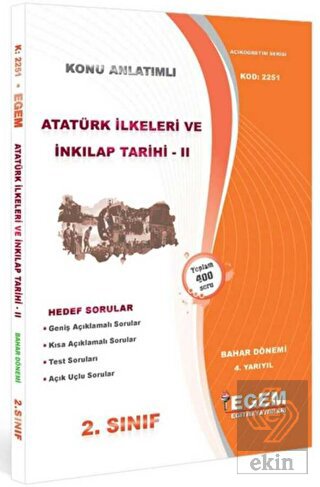 2. Sınıf Atatürk İlkeleri Ve İnkılap Tarihi 2 Baha