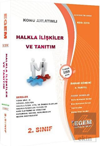 2.Sınıf Halkla İlişkiler Konu Anlatımlı Soru Banka