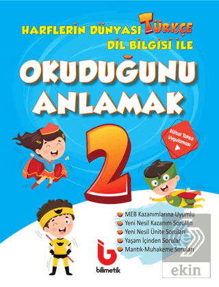 2. Sınıf Harflerin Dünyası Türkçe Dil Bilgisi ile Okuduğunu Anlamak