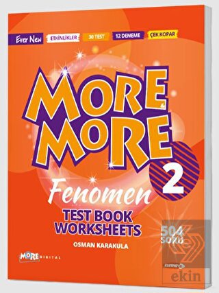 Kurmay ELT 2. Sınıf More and More English Worksheets Test Book