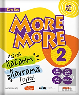 2. Sınıf More More Haftalık Kazanım Kavrama Föyler