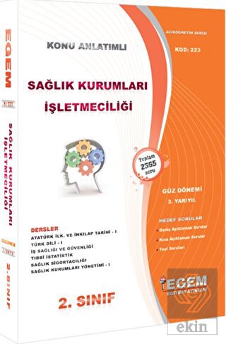2. Sınıf Sağlık Kurumları İşletmeciliği Konu Anlat