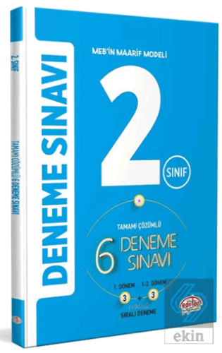 2. Sınıf Tamamı Çözümlü 3 + 3 Deneme Sınavı